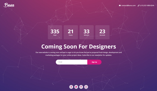 landing page version