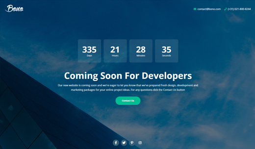 landing page version