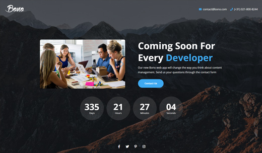 landing page version