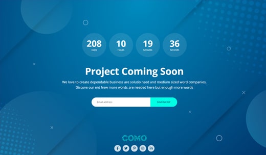 landing page version