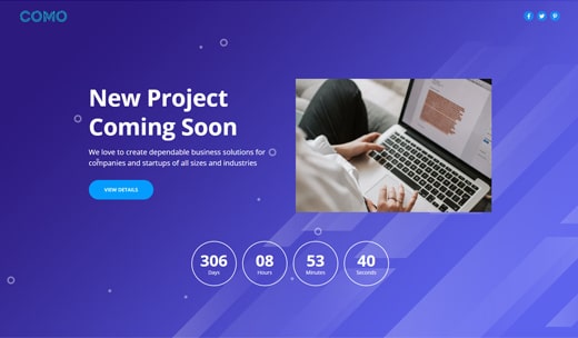 landing page version