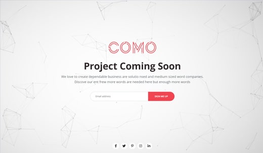 landing page version